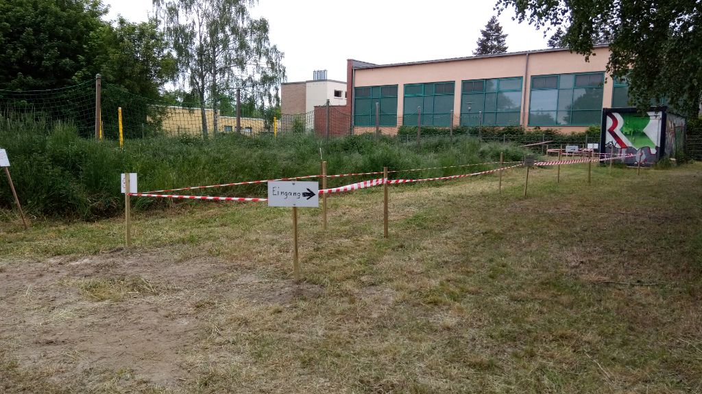 Beachplatz Wegeleitsystem